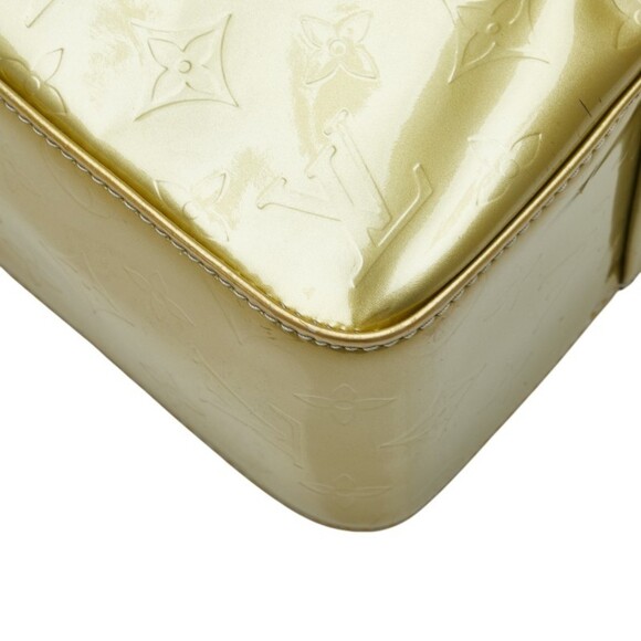 LOUIS VUITTON Green Monogram Leather Tote Bag - Picture 4 of 12